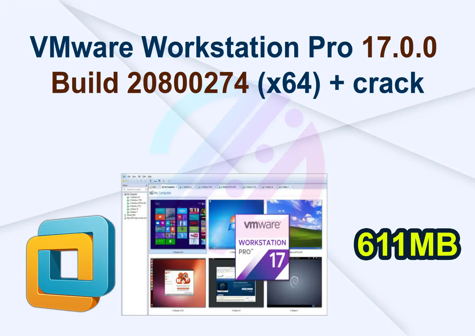 VMware Workstation Pro 17.0.0 Build 20800274 (x64) + crack