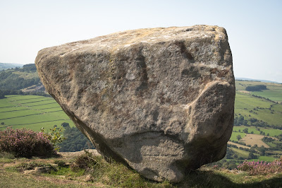 Rock, boulder, Baslow Edge