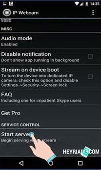 Cara Menggunakan IP Webcam Di Android