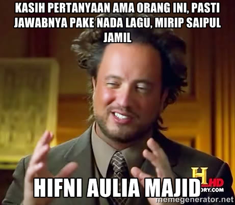 meme lucu saiful jamil