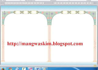 cara membuat frame microsoft word