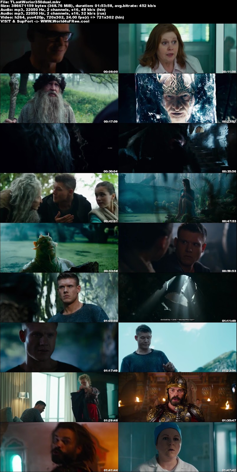 The Last Warrior 17 Dual Audio Brrip 480p 350mb X264