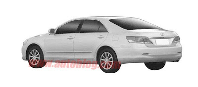 2012 model Toyota Camry Spy Pictures