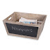 DIY chalkboard storage bins