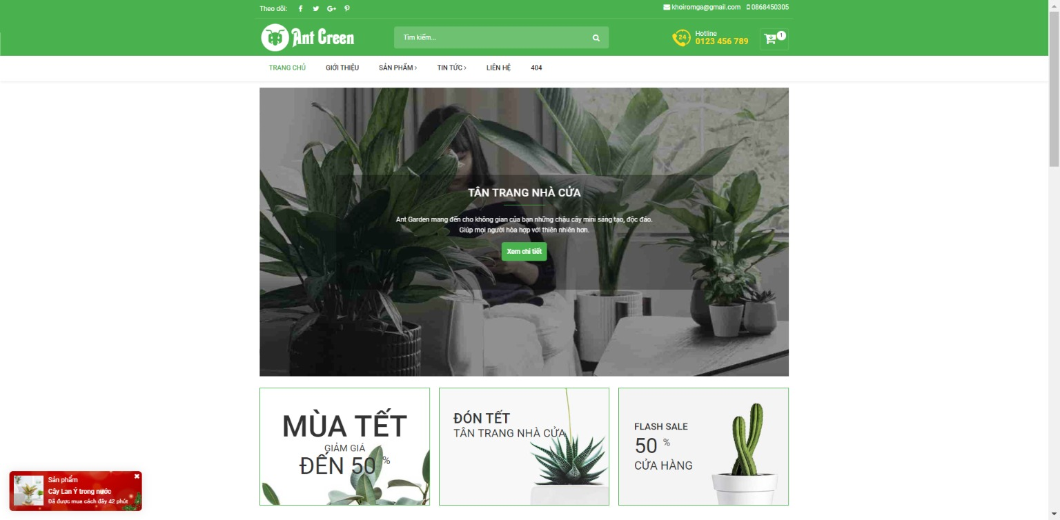 Ant Green Shop Responsive Blogger Template