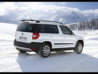 Skoda Yeti 4x4 model year 2011 From the inside     