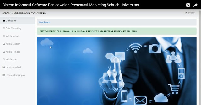 Sistem Informasi Software Riset Penjadwalan Presentasi Marketing Sebuah Universitas