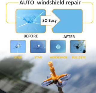 Wind shield معالج شروخ الزجاج