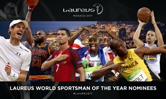 Divulgados os finalistas do prêmio Laureus 2017