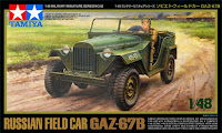 Tamiya 1/48 RUSSIAN FIELD CAR GAZ-67B (32542) Color Guide & Paint Conversion Chart　