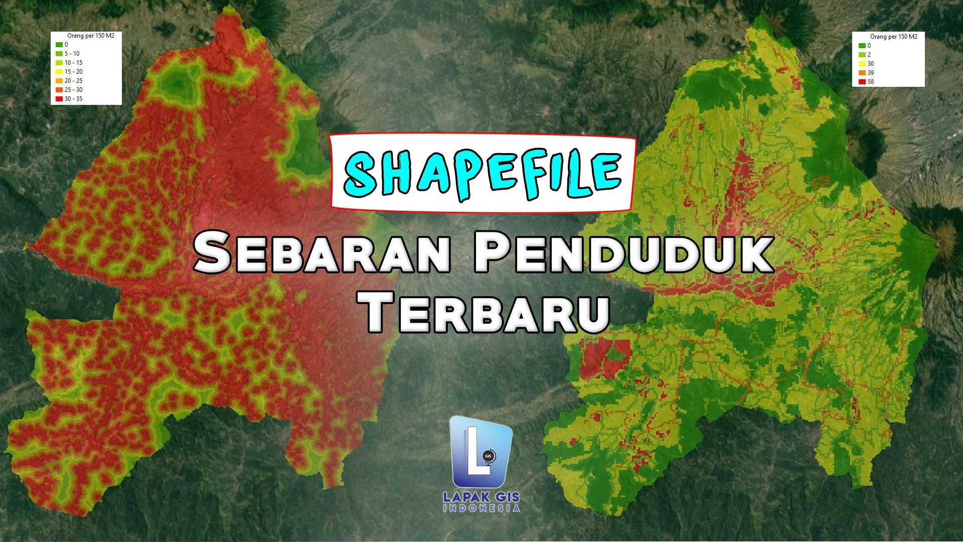 SHP Peta Sebaran Penduduk Terbaru