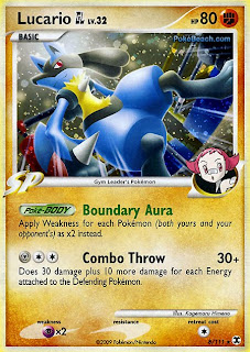 Lucario GL Pokemon Card Rising Rivals Set