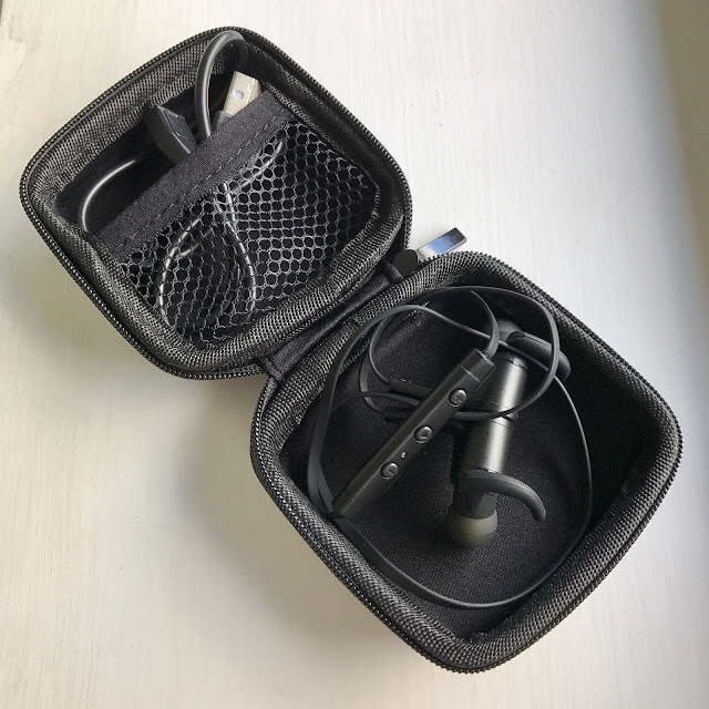 SoundPEATS Q12 Wireless Earphones in case