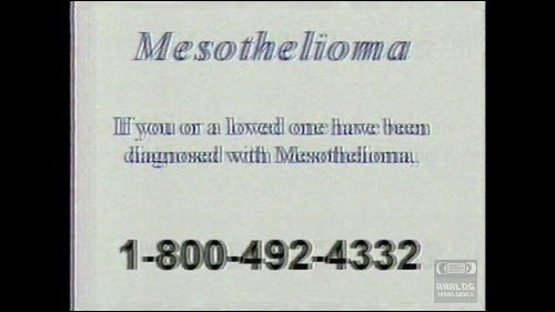 mesothelioma commercial guy name