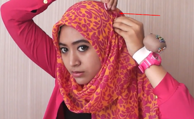 Tutorial Hijab Segi Empat Panjang