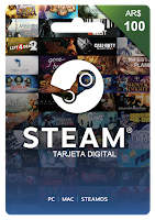 Tarjeta Steam Wallet de 100 pesos