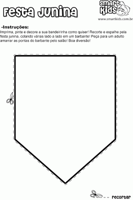 Atividades de festa junina para colorir