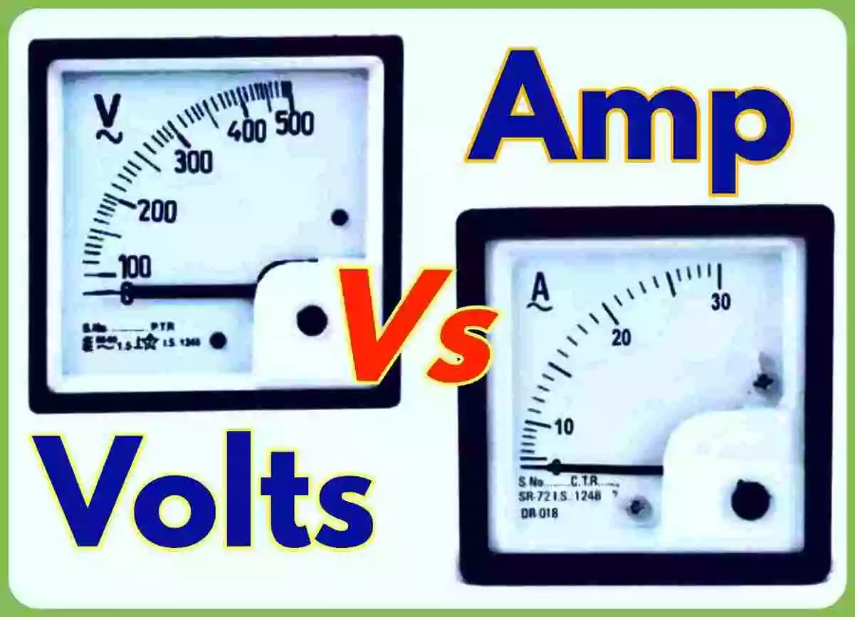 praktiseret Støt Autonomi Difference between Voltage and Ampere (Volts vs Amp)