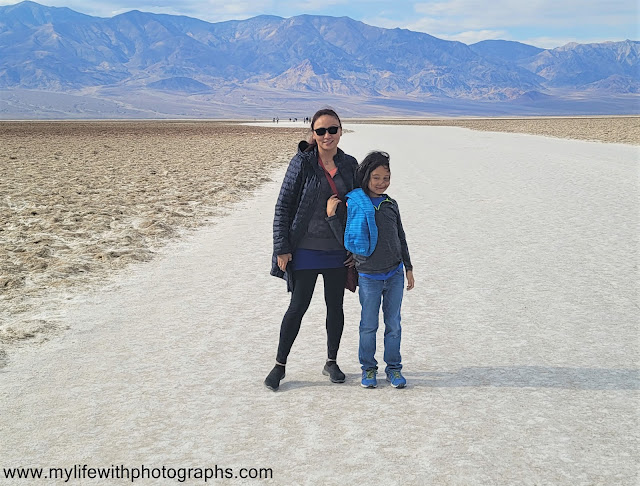 Alan and I walking on Salt Flats