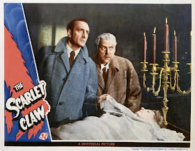 Sherlock Holmes in The Scarlet Claw Vintage Film Poster