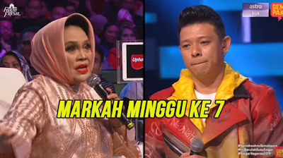 Markah dan Kedudukan Peserta Minggu 7 Gegar Vaganza 2019 (GV6)