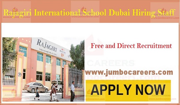 Latest school teachers job openings in UAE, School job opportunities in Dubai,