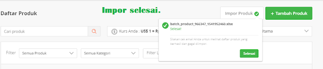 Jasa Upload Produk Massal di Tokopedia