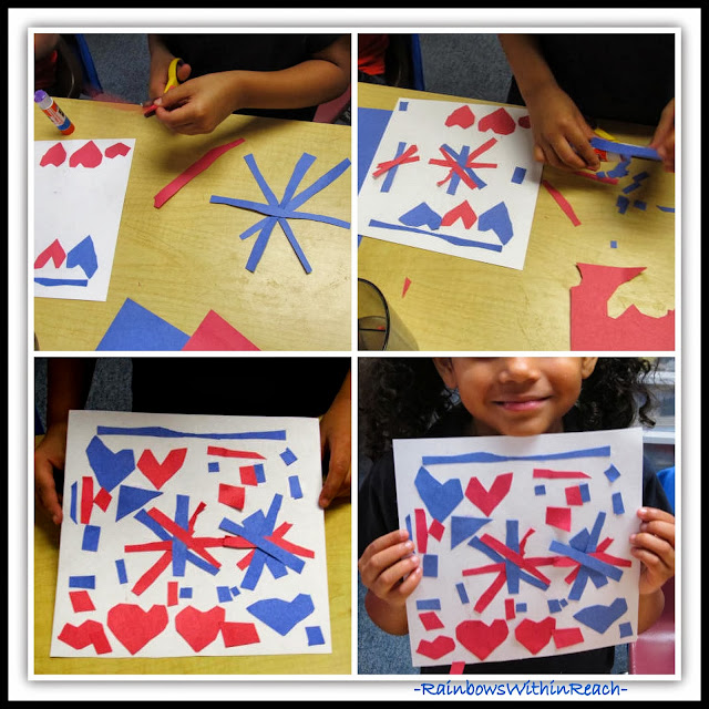 Artist Residency: Patriotic Response to Picture Book, "Red, White and Blue" (Quilt Squares) 