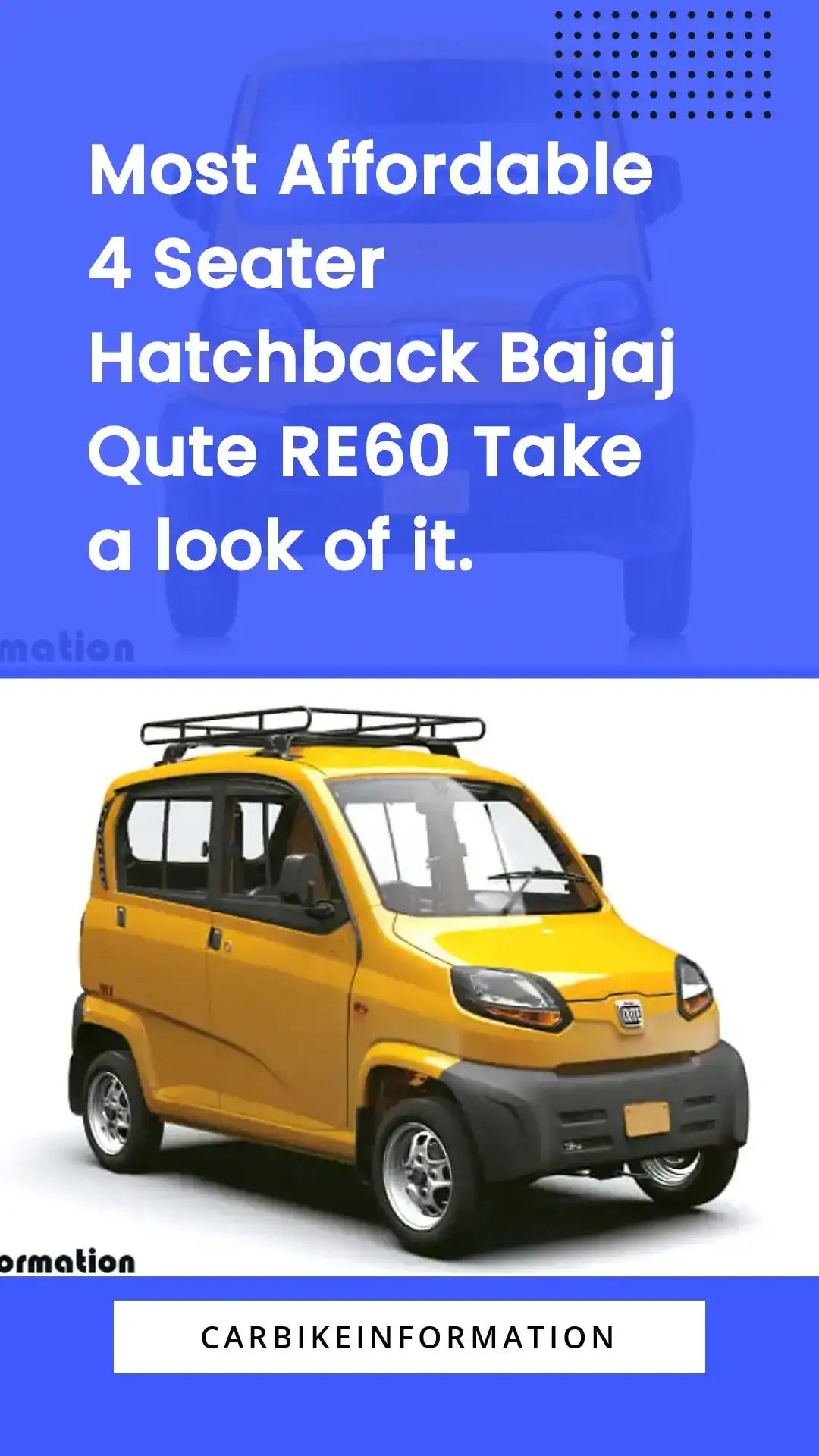 Bajaj Qute RE60