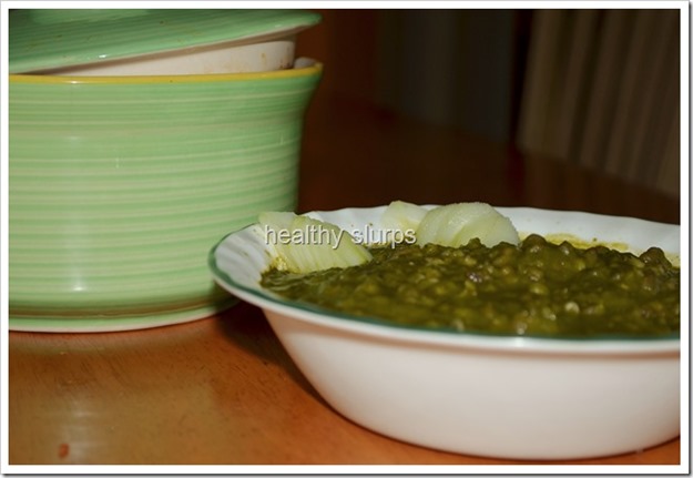 Sprouts and Palak - Double Healthy