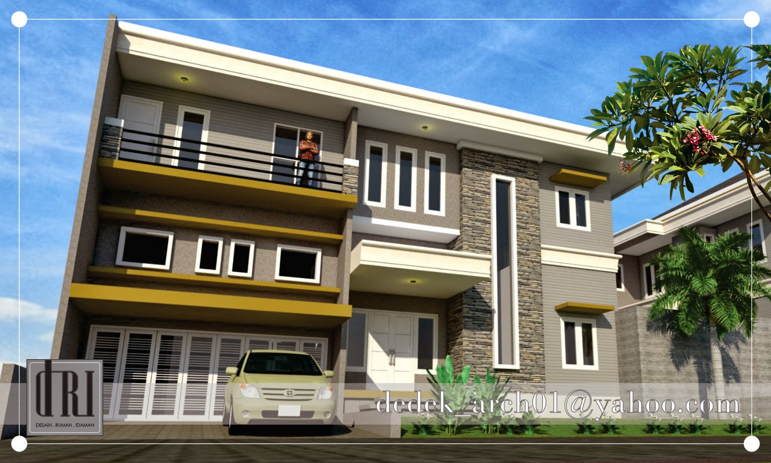 DESAIN RUMAH  CONTOH GAMBAR RUMAH BESAR  26 30