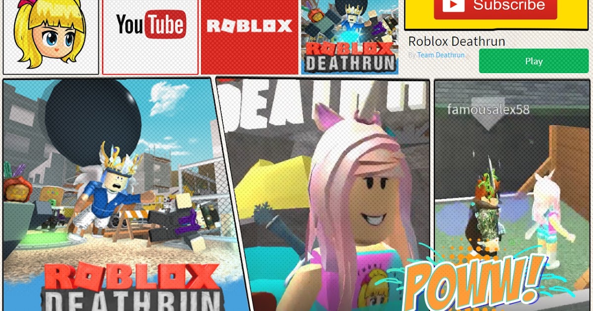 Chloe Tuber Roblox Deathrun Gameplay With Famousalex58 He Is Great At The Game - roblox games deathrun