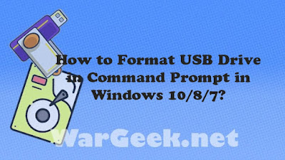How to Format USB Drive in Command Prompt in Windows 10/8/7?