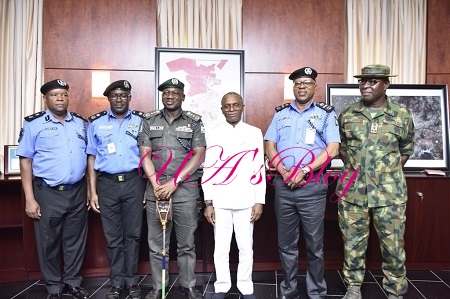 IG Of Police Spotted Posing For Photos With Governor El-rufai in Kaduna After Snubbing Senate (Photos)