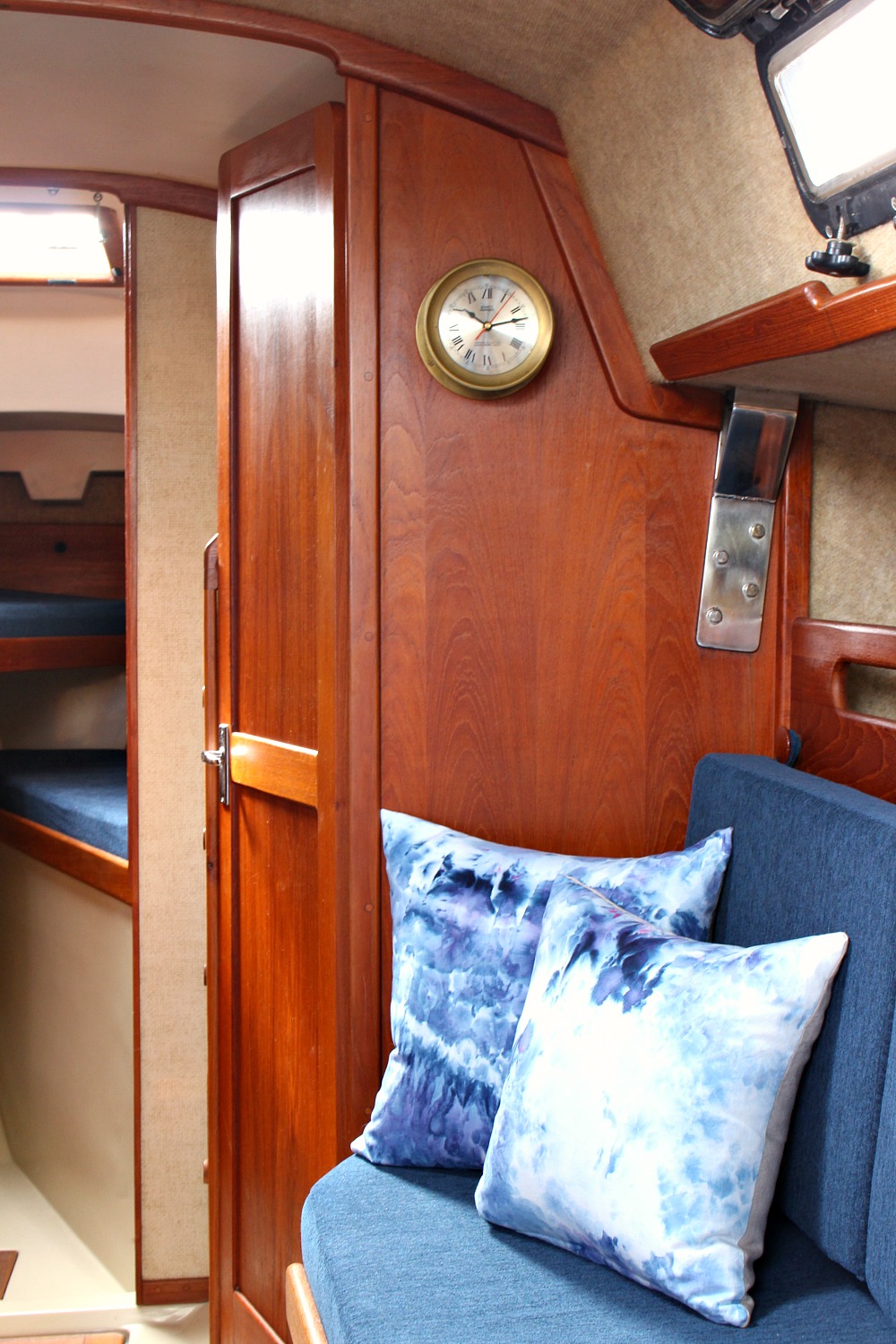 Ahoy! Tour Our Updated Ticon 30 Sailboat Interior | Dans 