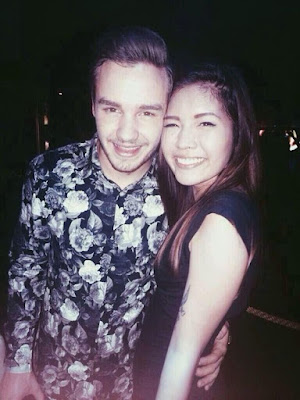 Liam 1 Direction kemeja lengan panjang motif floral