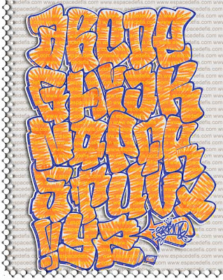 3d graffiti alphabet letters z. Graffiti Alphabet quot;Letters