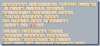 Scrabble-Tile Poem