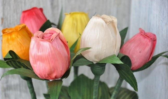 22+ Cara Membuat Bunga Mawar Dari Kulit Jagung, Paling Top!