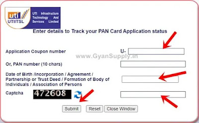 PAN Card Status Check kaise kare