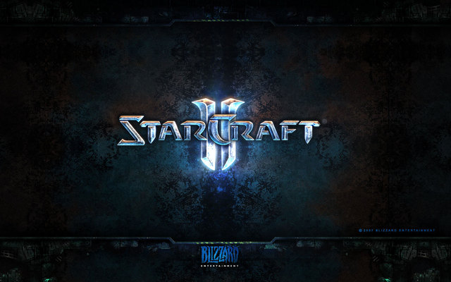 starcraft 2 wallpaper. Starcraft 2 Logo Wallpaper by