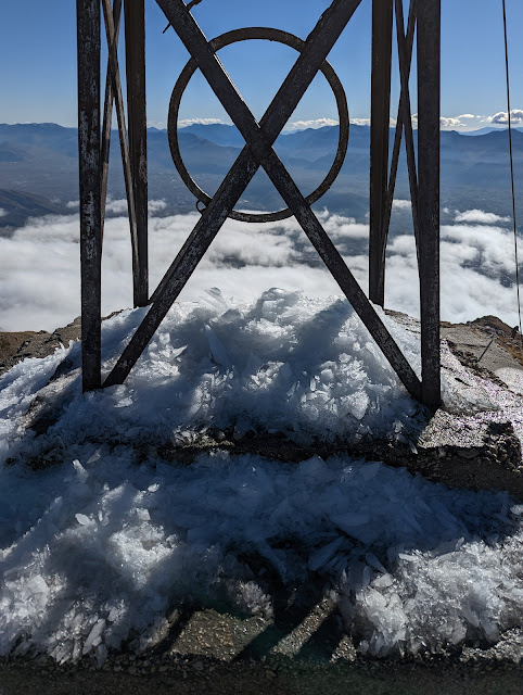 Croce monte Velino - galaverna