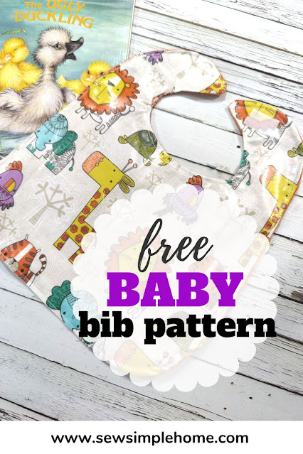 Customize your own baby bibs with this free baby bib pattern.