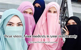 Your modesty is your true beauty