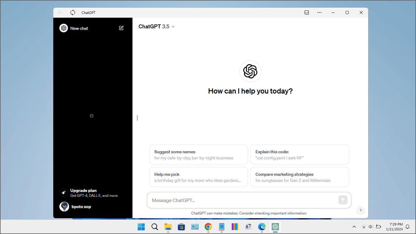 Cara instal ChatGPT di Windows 10, 11