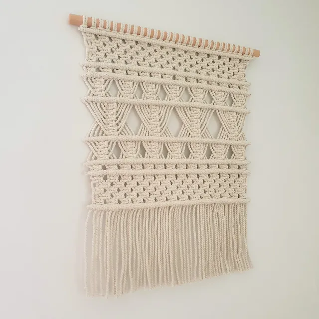 large macrame wall hanging