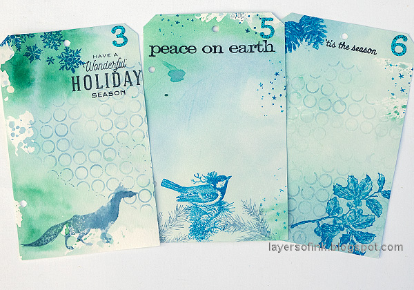 Layers of ink - December Countdown Calendar Tutorial by Anna-Karin Evaldsson.