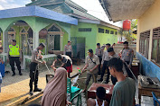 Sat Samapta Polres Muratara Lakukan Aksi Kemanusiaan, Bantu Bersihkan Fasilitas Umum MTs Al Madani