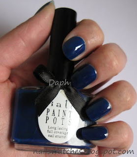 Ciaté Power Dressing blue jelly nail polish winter collection 2009/2010 nailswatches