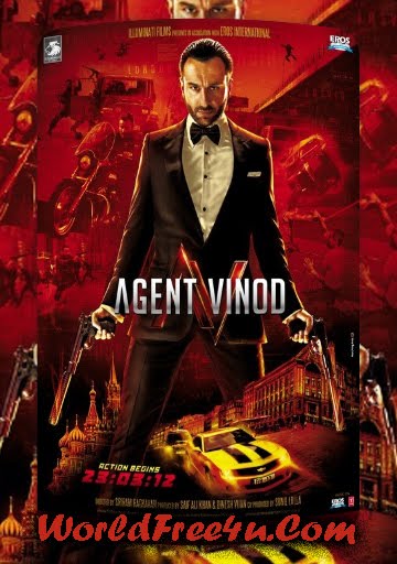 Poster Of Agent Vinod (2012) Full Hindi Movie Free Download Watch Online At worldfree4u.com